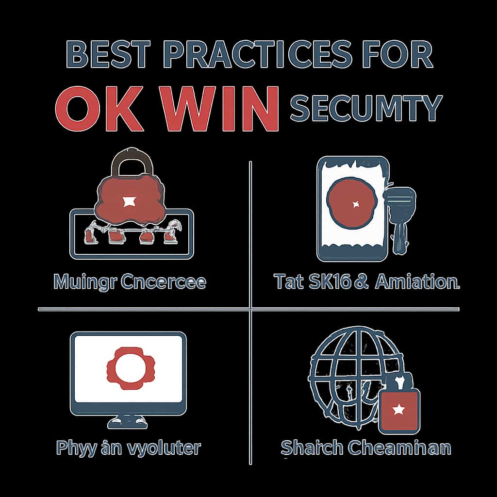 Illustration of Ok Win security practices