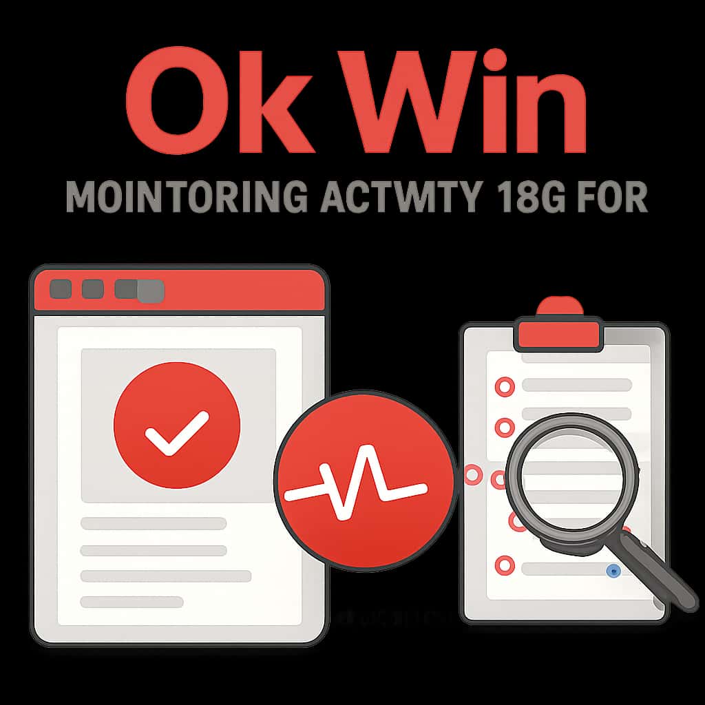Illustration depicting the key features of the Ok Win activity log.